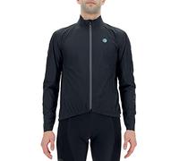 UYN Man Biking Packable Regular FIT Jacket Chaqueta, Hombre, Black/Black, l