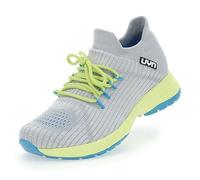 UYN Man Indoor Training Shoes, Zapatillas Hombre, Grey/Yellow, 46 EU
