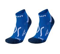 UYN Man Run Super Fast Socks 2PRS Pack, French Blue/White, 45-47 para Hombre