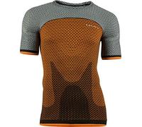 UYN Man Running Alpha OW - Camiseta de Running para Hombre, Hombre, Camiseta para Correr., O101232, Dragon Fire/Sleet Grey, Small