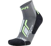 UYN Man Trekking Approach Low Cut Socks Calcetín, Hombre, Gris/Verde, 45/47