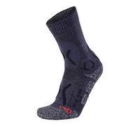 UYN Nature Merino - Calcetines de Trekking para Hombre, Hombre, Color Gris y Negro, tamaño 45/47