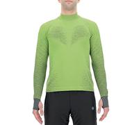 UYN Running EXCELERATION Long SL.Turtle Neck T-Shirt, Men's, Amarillo Fluo/Negro, s