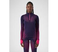 UYN O102124 Running EXCELERATION Long SL.Zip UP T-Shirt Women's Ciruela/milenrama Rosa XL