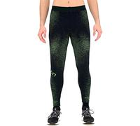 UYN O102143 Running EXCELERATION Long Pants Men's Negro/Amarillo Fluo M