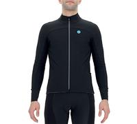 UYN O102188 Biking CORESHELL AEROFIT Jacket Men's Negro/Negro/Turquesa L