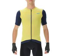 UYN O102290 Biking Garda OW SH_SL T-Shirt Hombre Yellow Jasmine/Peacot S