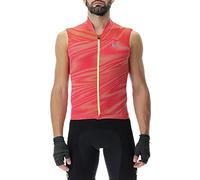 UYN O102298 BIKING WAVE OW SLEEVELESS Sports vest Men's rojo vibrante S