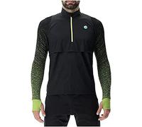UYN O102433 RUNNING EXCELERATION WINDPROOF SHIRT LONG SL.ZIP UP Jacket Men's Negro/Lima S