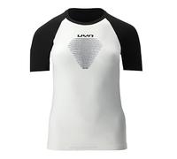 UYN O102554 Running Tempo Run OW Short_SL T-Shirt Women's Blanco Negro XL