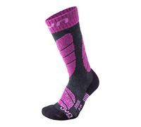 UYN S100045 SKI Socks Unisex Melange antracita/púrpura 34