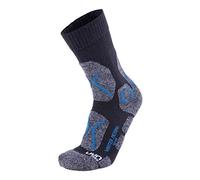 UYN S100050 TREKKING WINTER MERINO Socks Hombre Anthracite Melange/Petrol Blue 38
