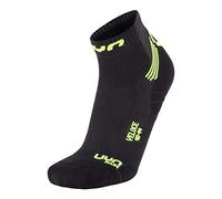UYN S100063 RUN VELOCE Socks Hombre Black/Yellow Fluo 38