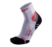 UYN S100074 RUN TRAIL CHALLENGE Socks Hombre Pearl Grey/Red 41