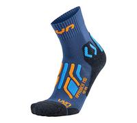 UYN S100198 TREKKING APPROACH MID Calcetines Hombre Azul/Naranja/Gris Melange 47