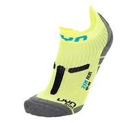 UYN S100223 RUN 2IN Socks Men's Amarillo Fluo/Negro 38