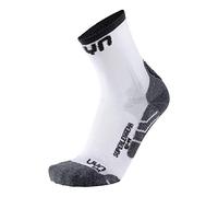 UYN Superleggera - Calcetines de Ciclismo para Hombre, Hombre, S100090, Negro/Blanco, 35/38