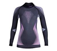 UYN U100048 EVOLUTYON UW LG_SL.Turtle Neck Melange T-Shirt Women's Melange Antracita/Frambuesa/Morado M