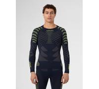UYN U100288 RESILYON UW LG_SL.Round Neck T-Shirt Men's Azul Oscuro/Amarillo XL