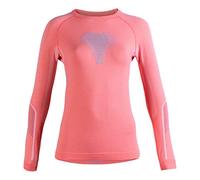 UYN Visyon - Camiseta Interior térmica para Mujer, Mujer, U100031, Coral/Peacock/Pearl Grey, XS
