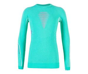 UYN Visyon - Camiseta Interior térmica Unisex para niños, Unisex niños, U100061, Tiffany/Geranium/Purple, 6/7