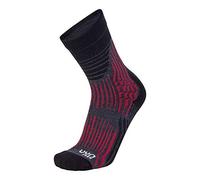 UYN Wave Trekking Calcetines, Mujer, Grey Stone/Bordeaux, 41/42
