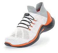 UYN Y100046-W101 City Running Black Sole Sneaker Mujer White/Orange EU 36