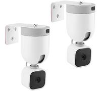 UYODM Paquete de 2 soportes adhesivos de metal para montaje en pared compatibles con la cámara Blink Mini Pan Tilt, VHB Stick On, soporte de montaje sin taladrar para obtener la mejor vista