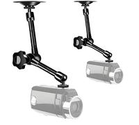 UYODM Paquete de 2 Soportes de Pared articulados con Brazo mágico Compatible con cámaras CCTV POV, luz LED, lámpara de Video, DSLR, Flash, cámara Digital, cámaras de Seguridad