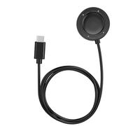 UYRUREL Cable de carga magnético tipo C para reloj deportivo SUUNTO Run, cargador de cable de 4 pines para transmisión estable y duradera, color negro.