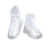 UYRVAPE 1 Pares Cubre Zapatos Impermeable Cubre Zapatos PVC Reutilizable Antideslizante Botas de Lluvia Ideal para Días Lluviosos o Nevados Viajes y Caminos Embarrados(Botas cortas)
