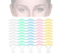 UYRVAPE 25 pares silicona rizador permanente de pestañas Almohadilla,Almohadilla de Permanente para Rizador de Pestañas, 5 Tamaños Almohadillas para rizador de pestañas y Cepillos en Y, Reutilizables