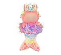 UYRVAPE Ropa de muñeca para la-bubu, Disfraces para muñecas La-bubu, Adecuado para Todas Las muñecas de 17 cm, Disfraz de sirena, La-bubu Outfit con 1 Sombrero y Mameluco, sin muñeca