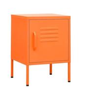 UYSELA Home Sets con Mesitas de Noche 2 piezas Naranja 35x35x51 cm Acero