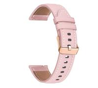 UYSSJTGAZ Correa de Cuero for Watch GT 4 41 mm/Garmin Venu 3S/Venu 2S, Pulsera con Hebilla Oro Rosa 18 mm(Leather Pink,For Huawei GT 4 41mm)