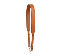 UYSSJTGAZ Correa de Hombro for Bolso Mujer 109-117 cm Largo, Correas descompresión Color Puro, cinturón Ancho, Banda for un Solo DIY(Brown,Silver Hanger)