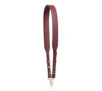UYSSJTGAZ Correa de Hombro for Bolso Mujer 109-117 cm Largo, Correas descompresión Color Puro, cinturón Ancho, Banda for un Solo DIY(Red Wine,Gold Hanger)