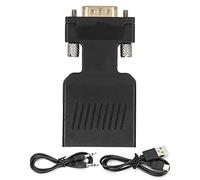 UYSTDMXKA Adaptador Hembra a Macho de Interfaz Multimedia HD a VGA, Adaptador convertidor HD 1080P con Jack de Audio de 3,5 mm, para PC, portátil, proyector, Monitor, Cine en casa y Negocios