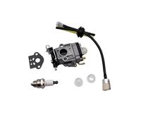 UYTGFO Ajuste for desbrozadora 43cc 49cc 52cc desbrozadora con manguera de sellado bujía filtro de gasolina piezas de repuesto 40-5 15mm kit de carburador(Gold)
