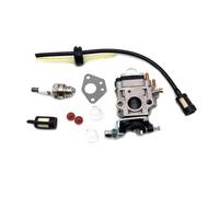 UYTGFO Ajuste for desbrozadora 43cc 49cc 52cc desbrozadora con manguera de sellado bujía filtro de gasolina piezas de repuesto 40-5 15mm kit de carburador(Orange)
