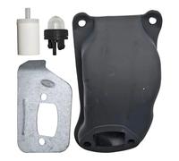 UYTGFO Ajuste for Husqvarna 550 XP 545 550XP motosierra Primer bombilla filtro de combustible piezas de repuesto 523052602 Kit de placa deflectora de silenciador