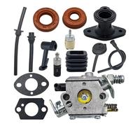 UYTGFO Ajuste for motosierra 2500 25cc filtro de aceite combustible línea junta selladora conjunto carburador