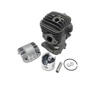 UYTGFO Ajuste for Zenoah G250 G2500 2500 25cc 25.4cc podadora con mango superior motosierra STIGA CJ300 ALPINA A305 TOPSUN Kit de pistón cilíndrico de 34mm