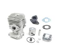 UYTGFO Ajuste for ZENOAH G2500 chino 25CC 2500 2600 STIGA Ama Anova podadora con mango superior motosierra 34mm cilindro y Kit de tubería colector de pistón