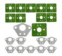 UYTGFO Ajuste para 40-5 43 cc 49 cc 52 cc CG430 CG520 BC430 BC520 desbrozadora accesorios de motor piezas de herramientas de jardín, 20 juntas de carburador (juego AB 20 piezas)