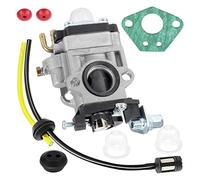 UYTGFO Apto for desbrozadoras, motor de alta eficiencia, carburador de 15 mm, equipo for el cuidado del césped, material de aleación, válvulas de retención, kit de línea de combustible.