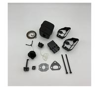 UYTGFO Apto para Husqvarna 137 142 137LE 142LE Recambios para motosierra de gas Perno de escape Filtro de aire Tapón de combustible Varilla del arrancador Polea de arranque