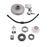 UYTGFO Compatible con 4500, 5200, 5800, 45 cc, 5 sellos de aceite, filtro de combustible, línea, pieza de motosierra AC88-5X, embrague, piñón, llanta, tambor, bomba de aceite, engranaje helicoidal.