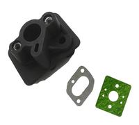 UYTGFO Compatible con colector de admisión de 40-5, 43 CC y 52 CC, conector de base de carburador con juntas, piezas de desbrozadora, herramientas, adaptador de carburador, pieza de repuesto.