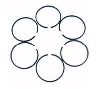 UYTGFO Compatible con EFCO 131, 132S, 8300, Solo 132, 134, STIHL FS106, FS108, Echo, Shibaura, Tanaka, piezas de motosierra, anillo de pistón de 37 mm x 1,5 mm.(6 PCS)